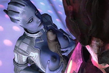 Падшую Лиару из игры Mass Effect прилюдно наказывают